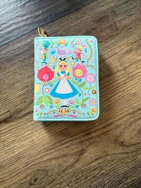 Loungefly Disney Alice in Wonderland Folk Portrait Zip - BoxLunch Exclusive